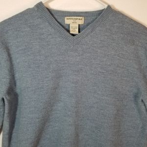 Banana Republic Merino Wool V-Neck Sweater